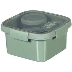 Kit de déjeuner récipient alimentaire carré curver 1,1L / vert
