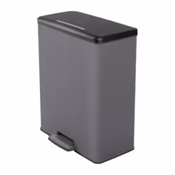 Description générale La poubelle rectangulaire DECO BIN CURVER de 65L en anthracite allie fonctionnalité et design contempora ...