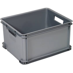 Curver - 156011 Boîte de rangement Unibox Classic l empilable (l x h x p) 430 x 235 x 350 mm argent 1 pc(s)