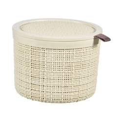Curver - boite ronde en jute avec couvercle - 2 l - 100 % recyclé 245374