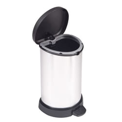 Curver 20L Rond Plastique Noir, Argent