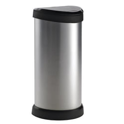 Curver Decobin 40l Rond Plastique Argent