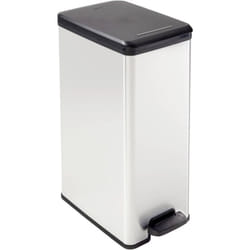Curver - deco Bin 240640 Poubelle 40 l (l x h x p) 250 x 610 x 420 mm argent, noir 1 pc(s)