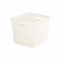 Panier d'organisation spacieux, idéal pour vous aider à ranger rapidement n'importe quelle pièce con. S'emboîte avec d'autres ...