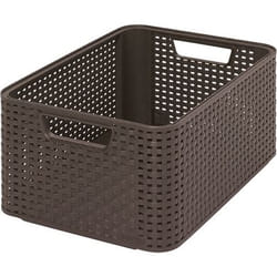 Curver Style M Panier de rangement Rotin Marron
