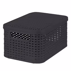 Panier de rangement avec couvercle Style S Curver