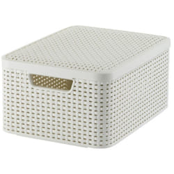 Panier Curver M Avec Couvercle 18l / Crème