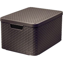 Curver Style L Panier de rangement Rotin Marron