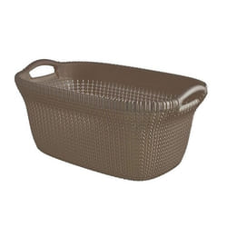 Curver Knit panier à linge 40 L Rectangulaire Plastique Marron