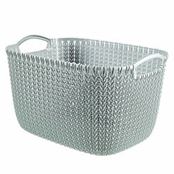 Curver Knit panier à linge 19 L Rectangulaire Plastique Bleu