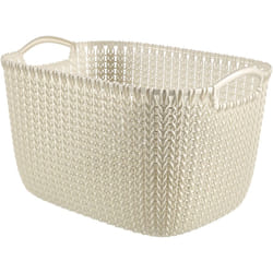 Curver Knit panier à linge 19 L Rectangulaire Plastique Beige