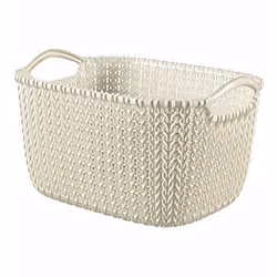 Curver Knit , 8 L, Rectangulaire, Plastique, Beige, 296 mm, 224 mm