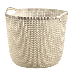 Curver Knit panier à linge 30 L Rectangulaire Plastique Beige