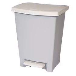 Rubbermaid R052000, 25 L, Rectangulaire, Gris, Pédale, 291 mm, 342 mm