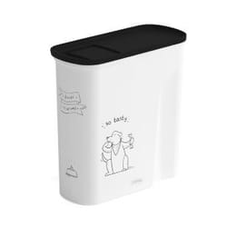 Curver Dinner is Served Conteneur de nourriture pour animaux de compagnie Plastique Noir, Blanc