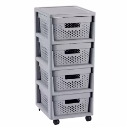 Curver étagère Infinity avec 4 tiroirs