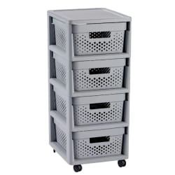 Curver étagère Infinity avec 4 tiroirs