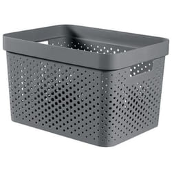Coffre de rangement Curver Infinity Dots 17L Anthracite