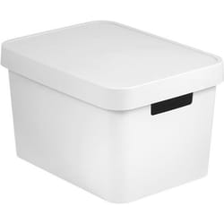 Boîte de Rangement - Curver - Infinity - Plastique - 17L - Couvercle Inclus - Blanc