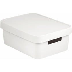Curver - 04752-N23-00 infinity boîte à rangement avec couvercle plastique blanc 36,3 x 27 x 22,2 cm 11 l