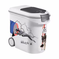 Le récipient pour croquettes CURVER de 35 L/12 kg de la collection PETS est idéal pour les chiens. Fabriqué en plastique blan ...