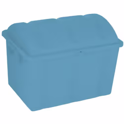Informations techniques Couleur : bleu turquoise Matériau : plastique Volume : 50 l Boîte PIRATES [50L], bleu turquoise - édi ...