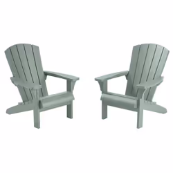 Fauteuil de jardin Adirondack - Lot de 2 - Vert - KETER