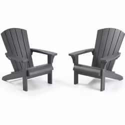 Fauteuil de jardin Adirondack - Lot de 2 - Anthracite - KETER