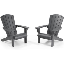Fauteuil de jardin Adirondack - Lot de 2 - Anthracite - KETER