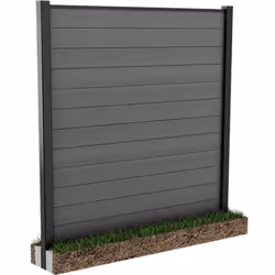 Protégez votre jardin des regards indiscrets et des vents avec la clôture en résine Keter. Fabriquée en composite Evotech, el ...