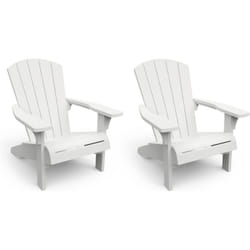 Keter - Fauteuil de jardin Adirondack - Lot de 2 - blanc
