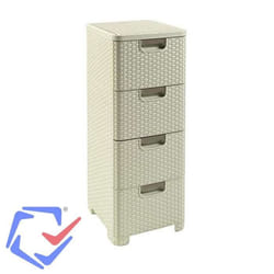 Étagère - Curver - Style - 4 tiroirs - Plastique - Élégance