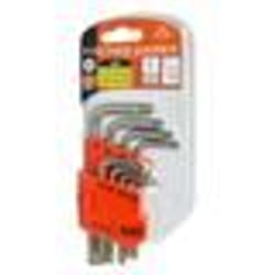 Jeu de clés Tamper Torx - Fisher - 9 pièces - TT10 à TT45