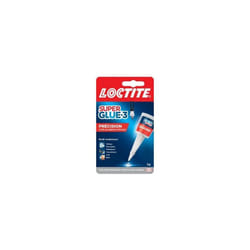 Loctite - Super Glue-3 Précision, colle forte pour réparations précises, colle liquide tous matériaux, colle transparente à séchage rapide, flacon 5 g