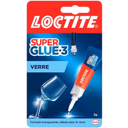 Résistance à l'eau et lave-vaisselle Efficacité en quelques secondes Transparente même après séchage La colle Loctite Super G ...