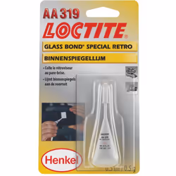 Loctite 319 est une colle spécialement conçue pour fixer les rétroviseurs intérieurs sur le pare-brise. Recommandations de mi ...