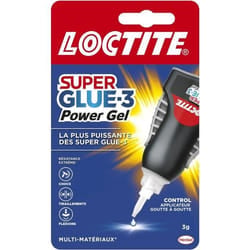 Loctite Super Glue-3 Power Gel Control Blanc 3g