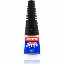 La célèbre Super glue de loctite existe également en format 5g, elle est idéale pour les retouches multi-matériaux tel que le ...