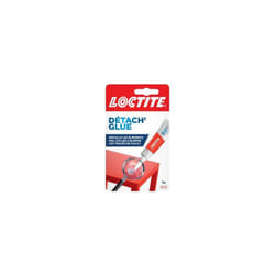 Loctite - Détach'Glue, dissolvant à colle qui enlève taches et résidus de colle cyanoacrylate, gel transparent multi-usages et qui ne coule pas, tube