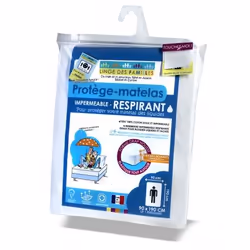 Linge des familles Grenat, Coton, Toison, Polyuréthane, Blanc, Lavage en machine, 60 °C, 9 x 19 cm
