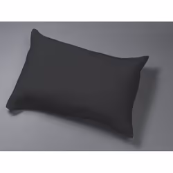 Linge des familles Taie d'oreiller Extensible Titanium Titane Coton
