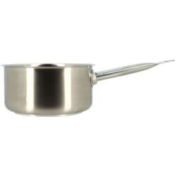 Casserole professionnelle acier inoxydable 18cm - tous feux  PROFESSIONNEL