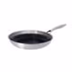 Poele sauteuse Ogo POELE BLACK CUBE 28 CM EN ACIER INOXYDABLE FOND NID D ABEILLE TOUS FEUX DONT INDUCTION