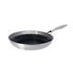 Poele sauteuse Ogo POELE BLACK CUBE 28 CM EN ACIER INOXYDABLE FOND NID D ABEILLE TOUS FEUX DONT INDUCTION