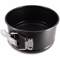 Moule à charnière à fond amovible en acier carbone 14cm AMANDINE