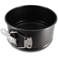 Moule à charnière à fond amovible en acier carbone 14cm AMANDINE