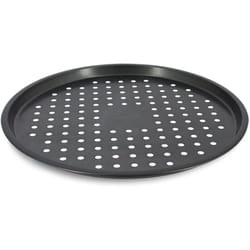 Menastyl - Plaque à pizza en acier carbone 33,5cm, amandine