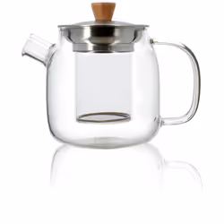 Offrez à votre thé la théière qu’il mérite ! La théière en verre borosilicate de 0.55L OGO Living est idéale pour une dégusta ...