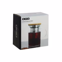 Ogo Living - Mug infuseur verre simple paroi 450ml