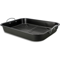 The Kitchenette - Plat rôtisserie avec grille en acier carbone 43,5x29cm